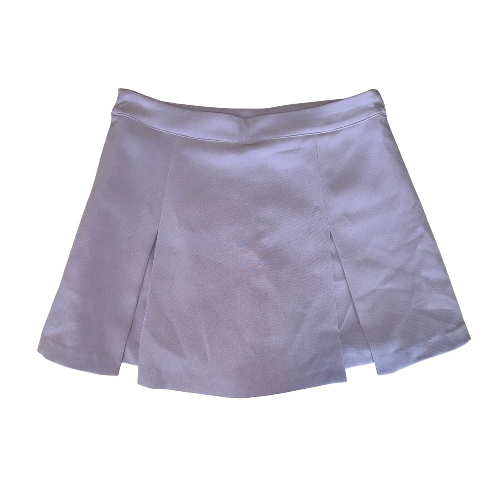 Endless Rose Piper Skort Women Lilac Pleated Mini Skort Size Large - Picture 4 of 7